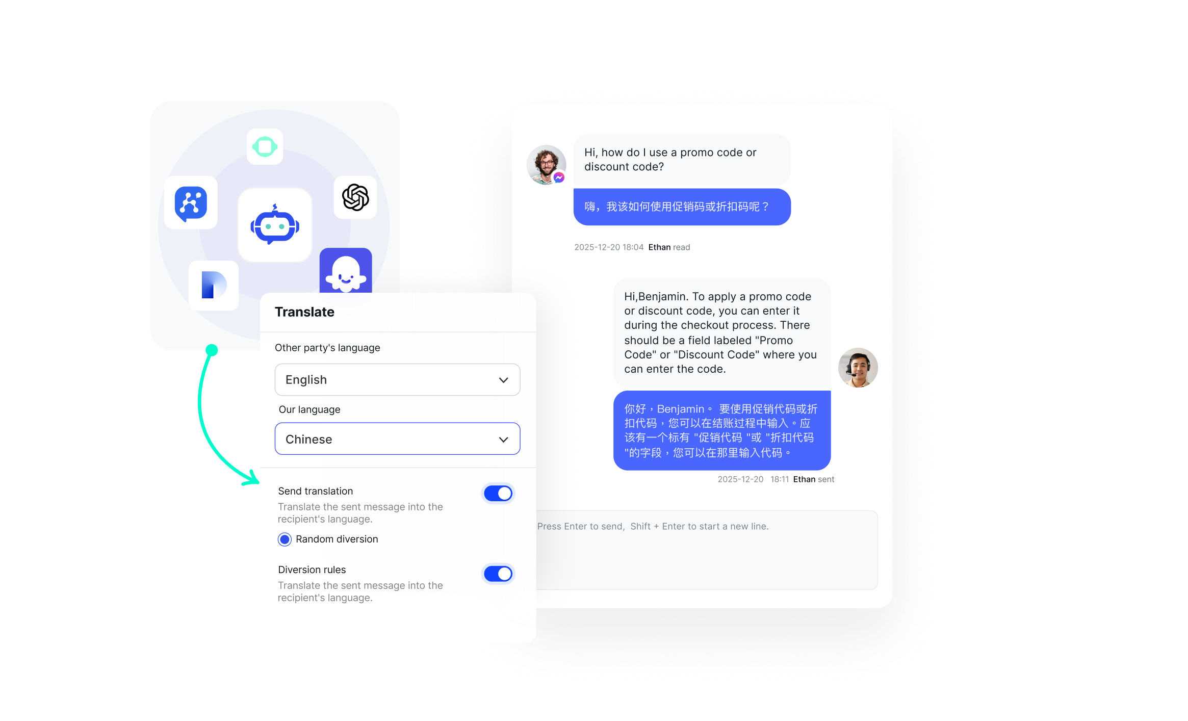 开放的 AI 智能体生态与无痕跨语言沟通